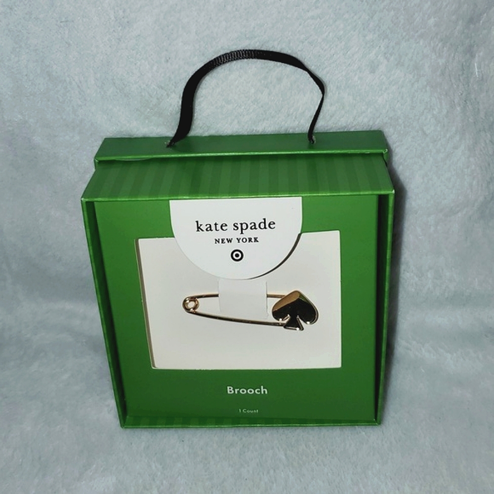 NIB Kate spade x Target Spade Safety Pin Brooch